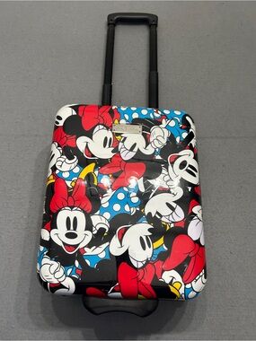 Disney Minnie Mouse Women’s or Kids Rolling Suitcase Carry-On Luggage